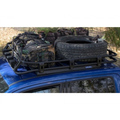 Экспедиционный багажник Rival для Volkswagen Amarok (V-2.0 TDI) 2010-2016/(V-2.0 TDI, 3.0 TDI) 2016-, алюминий  (черный) 