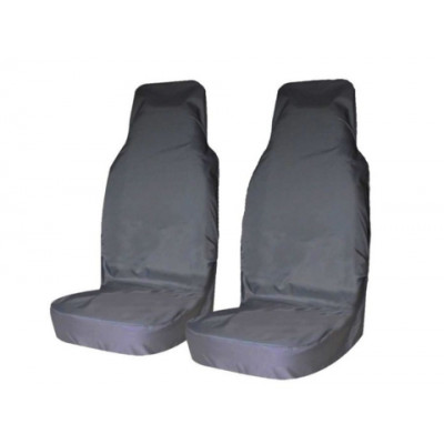 Комплект грязезащитных чехлов на передние сиденья (серый)